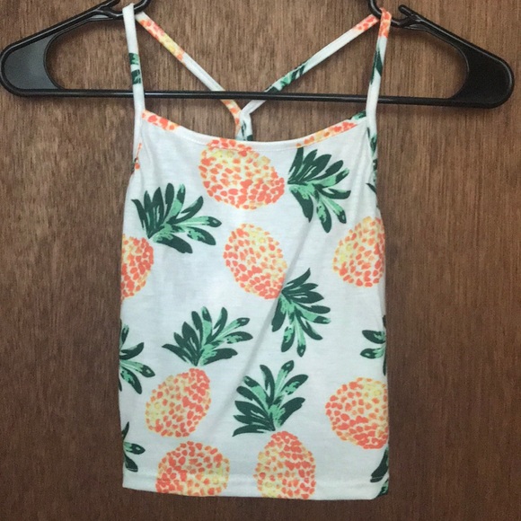 Tops - Pineapple crop top
